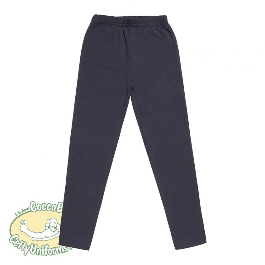 Stock Leggings Bimba, felpa leggera